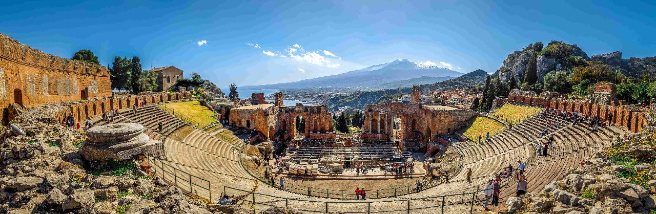 Taormina görög színház